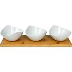 jogo 4 peças bowls concepts com bandeja 087-541023