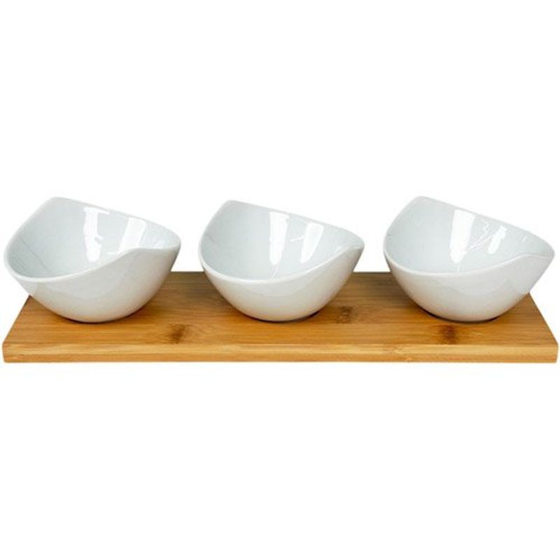 jogo 4 peças bowls concepts com bandeja 087-541023