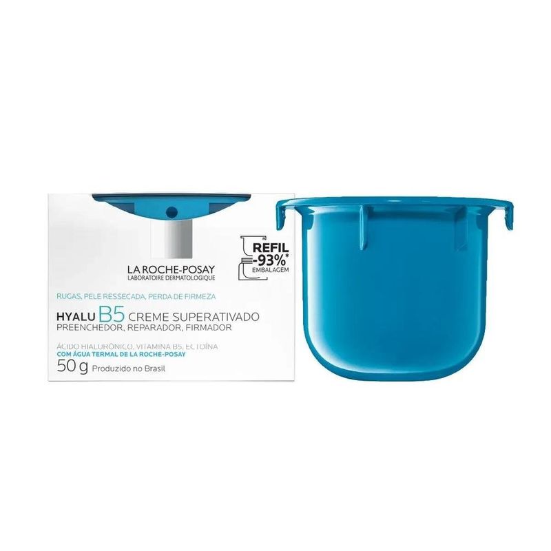 creme facial antirrugas la roche-posay hyalu b5 50g refil