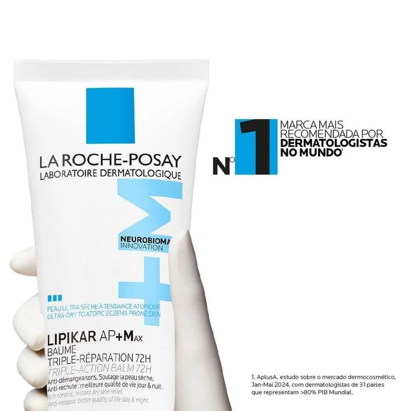 bálsamo hidratante la roche-posay lipikar baume ap+max 200ml