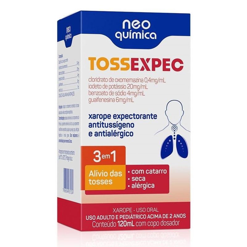 tossexpec xarope 120ml neo química