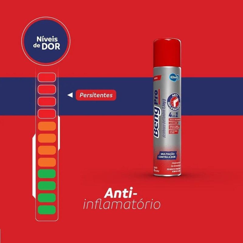 bengpro aerossol diclofenaco dietilamônio11,6mg 60g ems