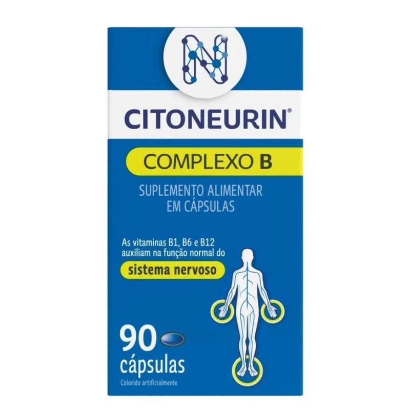 suplemento alimentar citoneurin complexo b 90 cápsulas procter & gamble