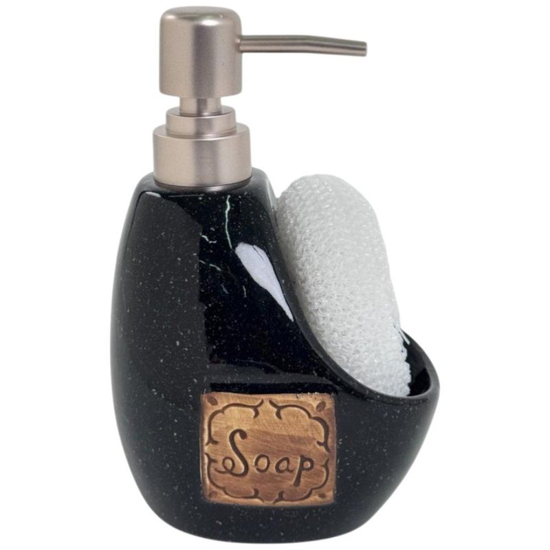 dispenser de sabão concepts life preto 351-080023
