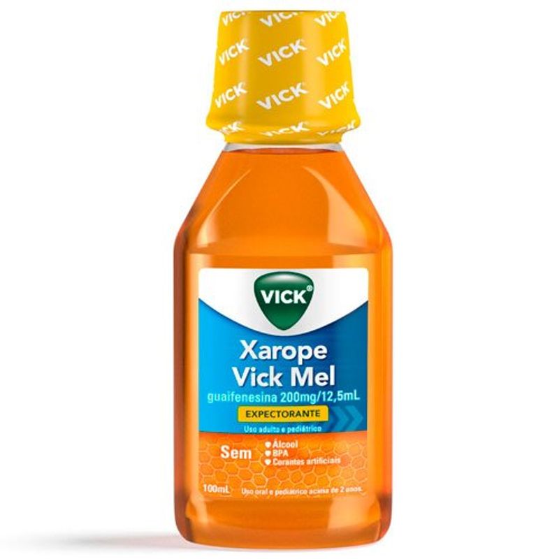 xarope vick sabor mel 100ml p&g