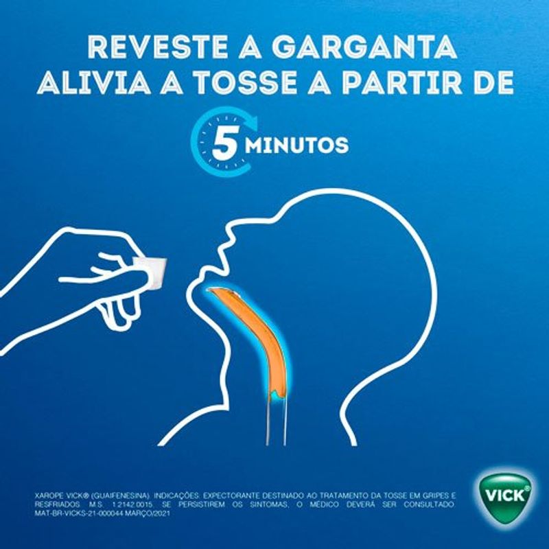 xarope vick sabor mel 100ml p&g