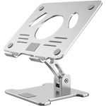 suporte para notebook giratório prata peacemonts pm-845 e-bi