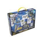 quebra-cabeça batman 4 em 1 leonora 72 peças para colorir com 3 hidrocor (mp)