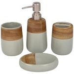 kit para banheiro h&d decor 4 peças 351-080002