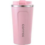 copo térmico changsha para café 510ml rosa e-bi
