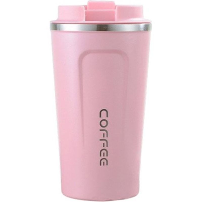 copo térmico changsha para café 510ml rosa e-bi