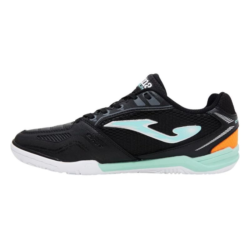 chuteira futsal n°40 joma dribling preto e azul (mp)