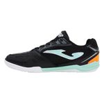 chuteira futsal n°41 joma dribling preto e azul (mp)
