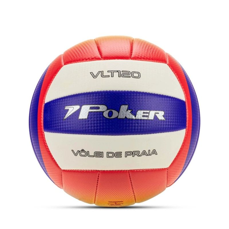 bola de vôlei de praia poker training vlt 120 azul e vermelho (mp)