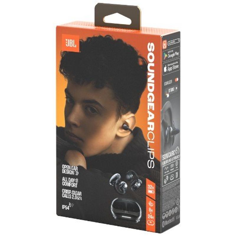fone de ouvido bluetooth jbl soundge clips preto
