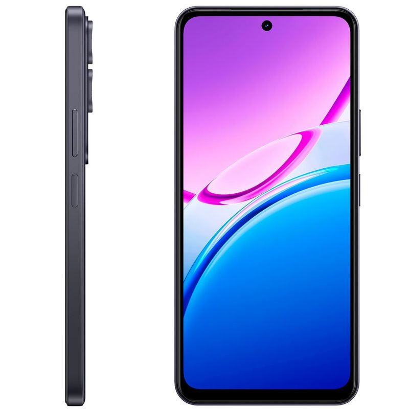 smartphone jovy y21 preto 256gb tela 6.6" câmera 50mp 4gb ram
