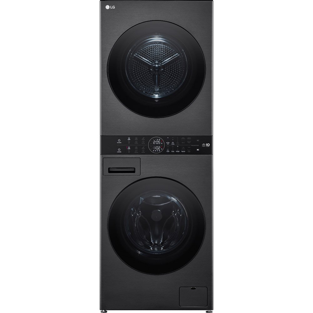Lavadora de Roupa Lava e Seca 14 Kg Frontal Preto/inox Washtower Aidd LG - 220v - Wk14bs6a
