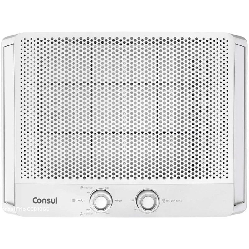 ar-condicionado de janela 10.000 btus consul com design moderno ccb10gbana 127v