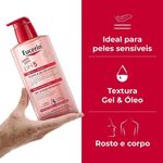 gel e óleo de banho eucerin ph5 400ml