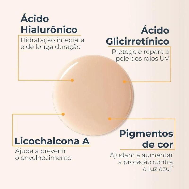 protetor solar facial eucerin sun hydro fluid cor clara fps70 50ml