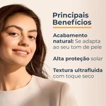 protetor solar facial eucerin sun hydro fluid cor média fps70 50ml