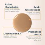 protetor solar facial eucerin sun hydro fluid cor média fps70 50ml