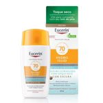 protetor solar facial eucerin sun hydro fluid cor escura fps70 50ml