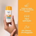 protetor solar facial eucerin sun hydro fluid cor escura fps70 50ml