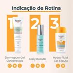 protetor solar facial eucerin sun hydro fluid cor escura fps70 50ml