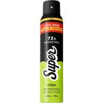 desodorante antitranspirante aerosol cimed super citrus 250ml