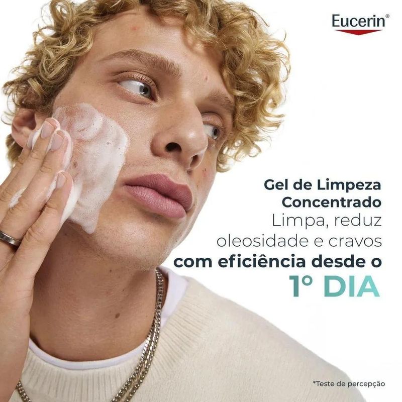 gel de limpeza concentrado eucerin dermopure rosto e corpo 150ml