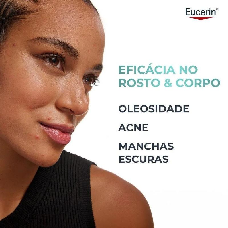 gel de limpeza concentrado eucerin dermopure rosto e corpo 150ml