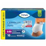 roupa íntima descartável tena dermacare pants g/eg 16 unidades