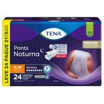 roupa íntima descartável tena pants noturna p/m 24 unidades