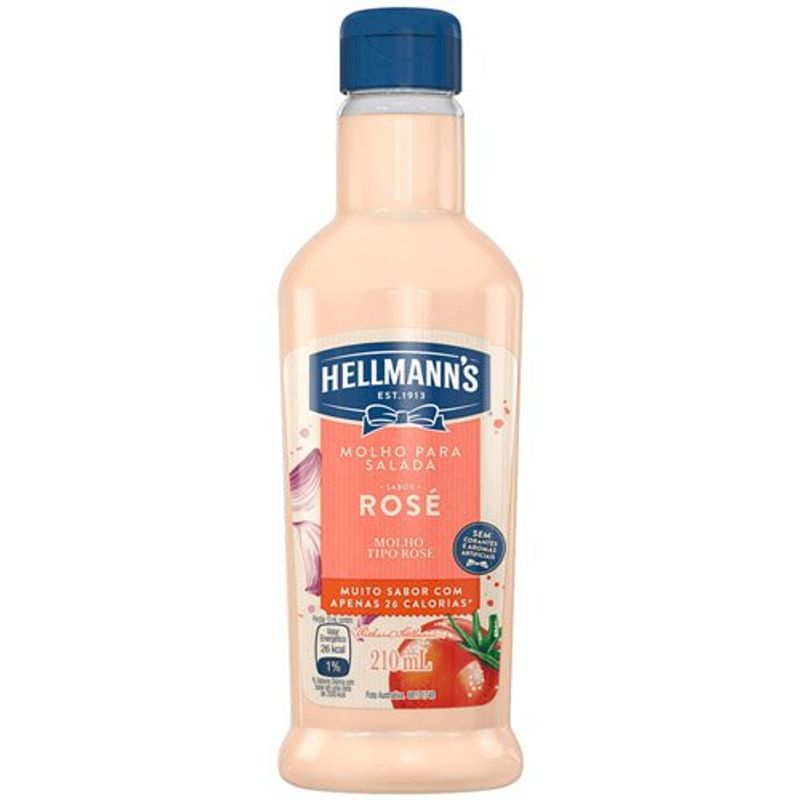 molho salada hellmanns rose 210ml