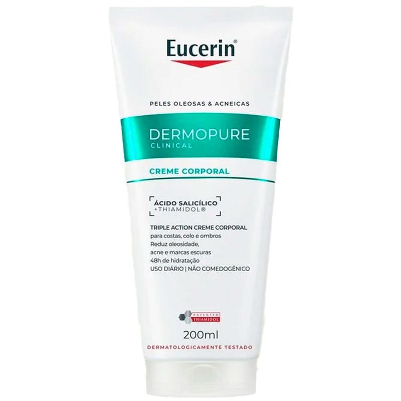 creme corporal eucerin dermopure clinical 200ml