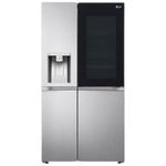 geladeira lg inverter side by side 598 litros 127v inox gc-x257cshs