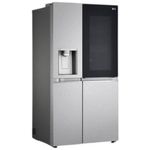 geladeira lg inverter side by side 598 litros 127v inox gc-x257cshs