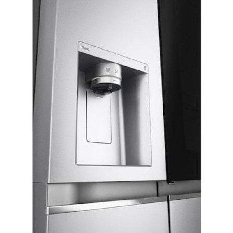 geladeira lg inverter side by side 598 litros 127v inox gc-x257cshs