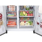 geladeira lg inverter side by side 598 litros 127v inox gc-x257cshs