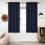 cortina blackout deconovo azul 132cm w-bi