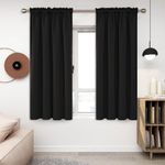 cortina blackout deconovo preto 132x137cm w-bi