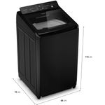 máquina de lavar roupas 19kg panasonic preto na-f190g1ba