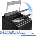 máquina de lavar roupas 19kg panasonic preto na-f190g1ba