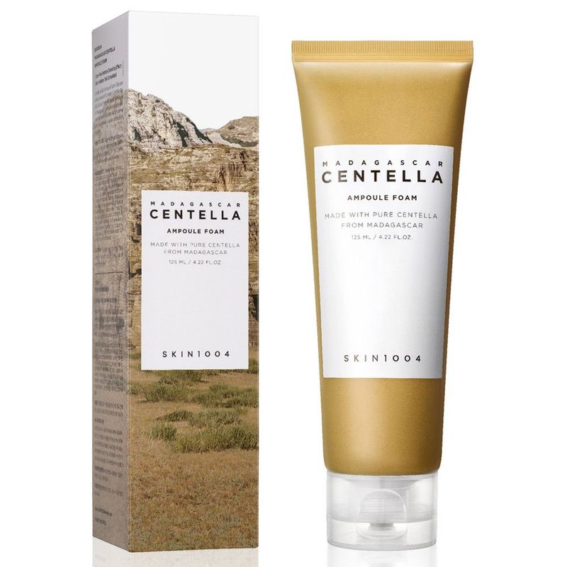 espuma de limpeza facial skin1004 madagascar centella ampoule foam 125ml
