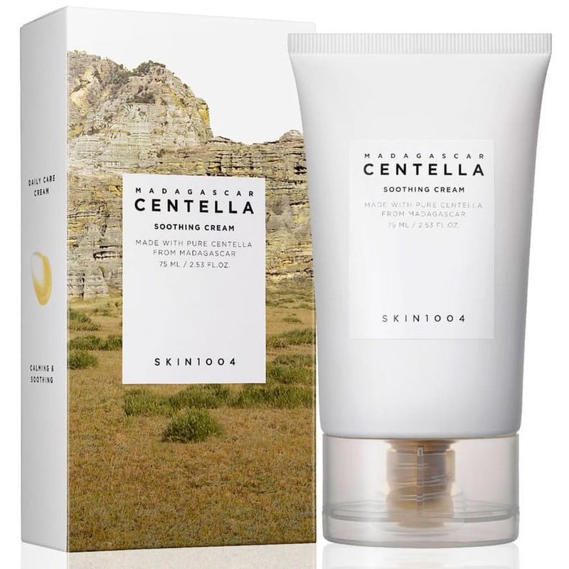 hidratante facial skin1004 madagascar centella soothing cream 75ml