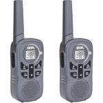 walkie talkie on 26km com 2 peças luz led e 121 canais cinza w-bi