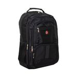 mochila executiva swissland em poliéster 22" 56cm preto (mp)