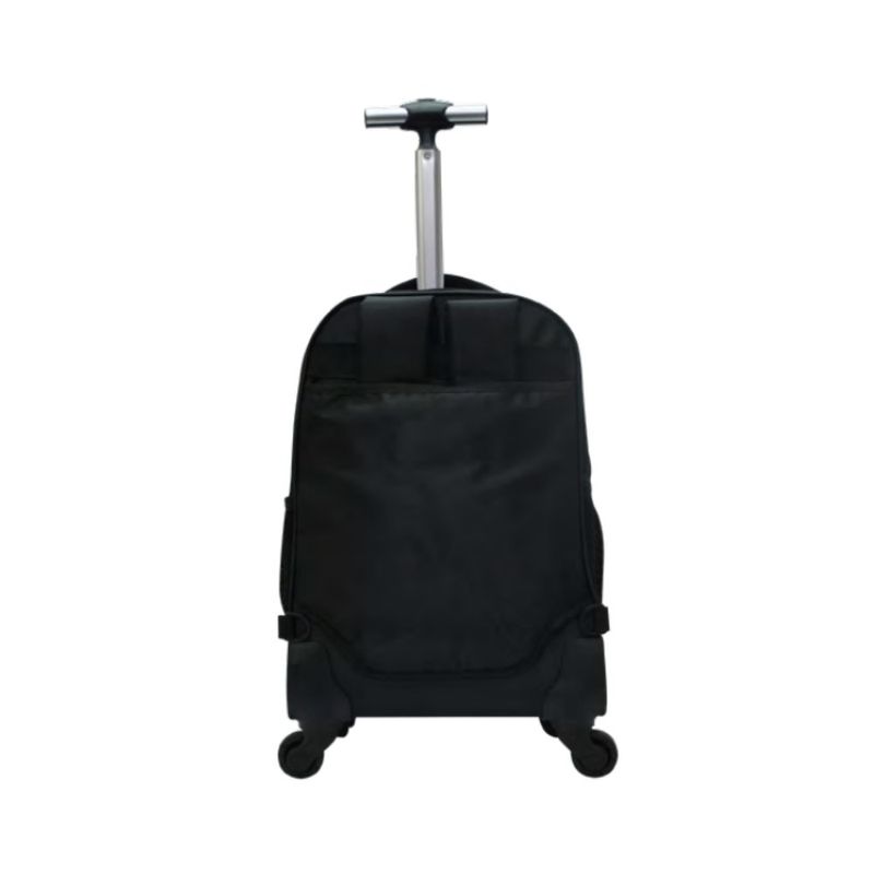 mochila de rodinhas executiva swissland em poliéster 18" 46cm preto (mp)