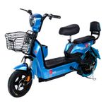 bicicleta elétrica gicin sk8 aro 14 500wh 48v azul (mp)
